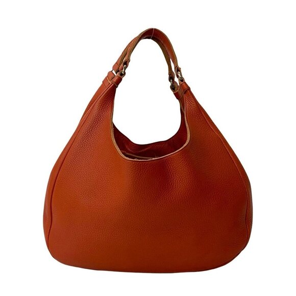 Bottega Veneta Handbags - BOTTEGA VENETA Orange Leather Intrecciato Tote Bag